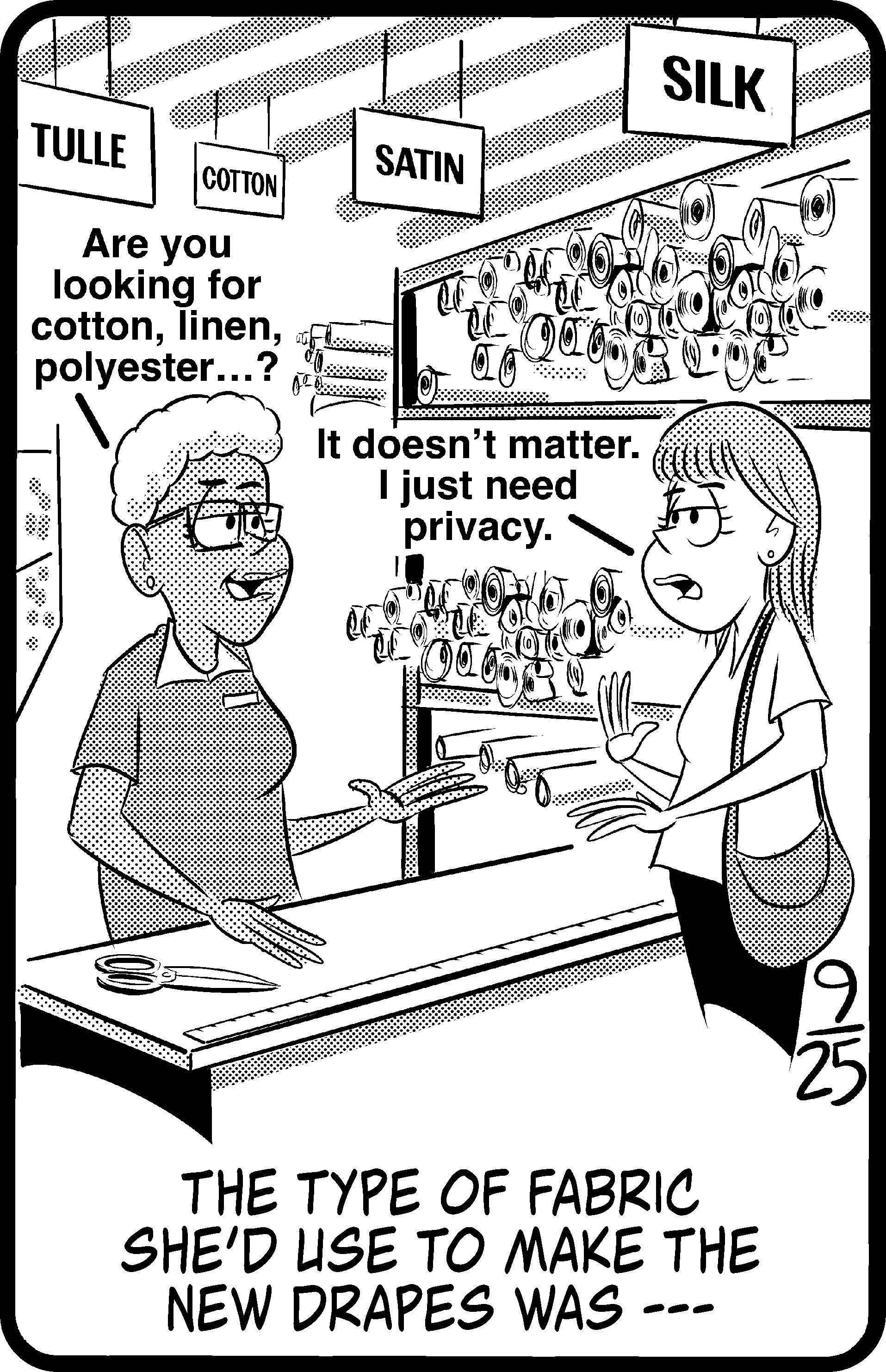 Official September 25, 2026 Jumble cartoon