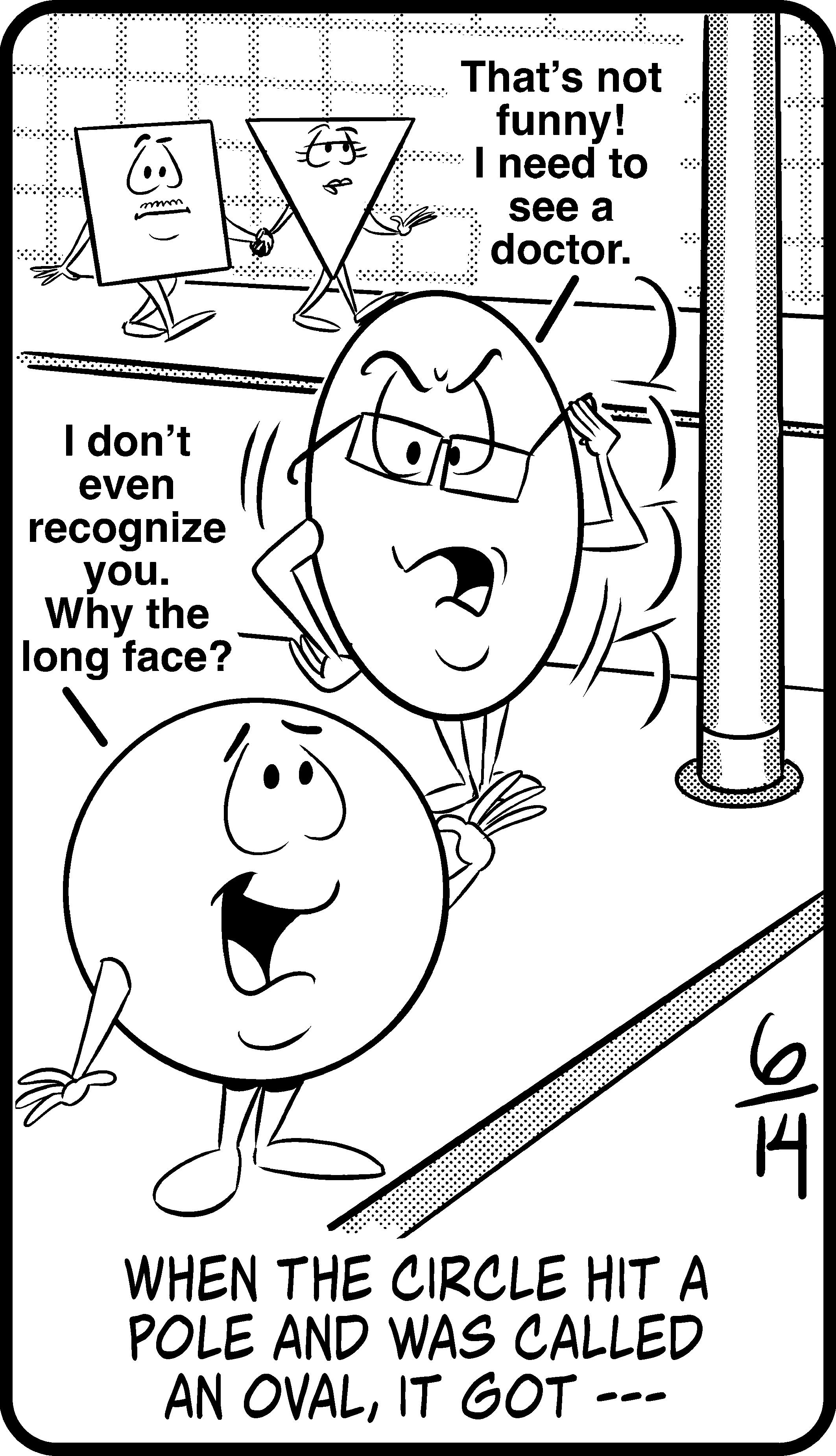 Sunday Jumble answers June 14 2026 cartoon by David Hoyt