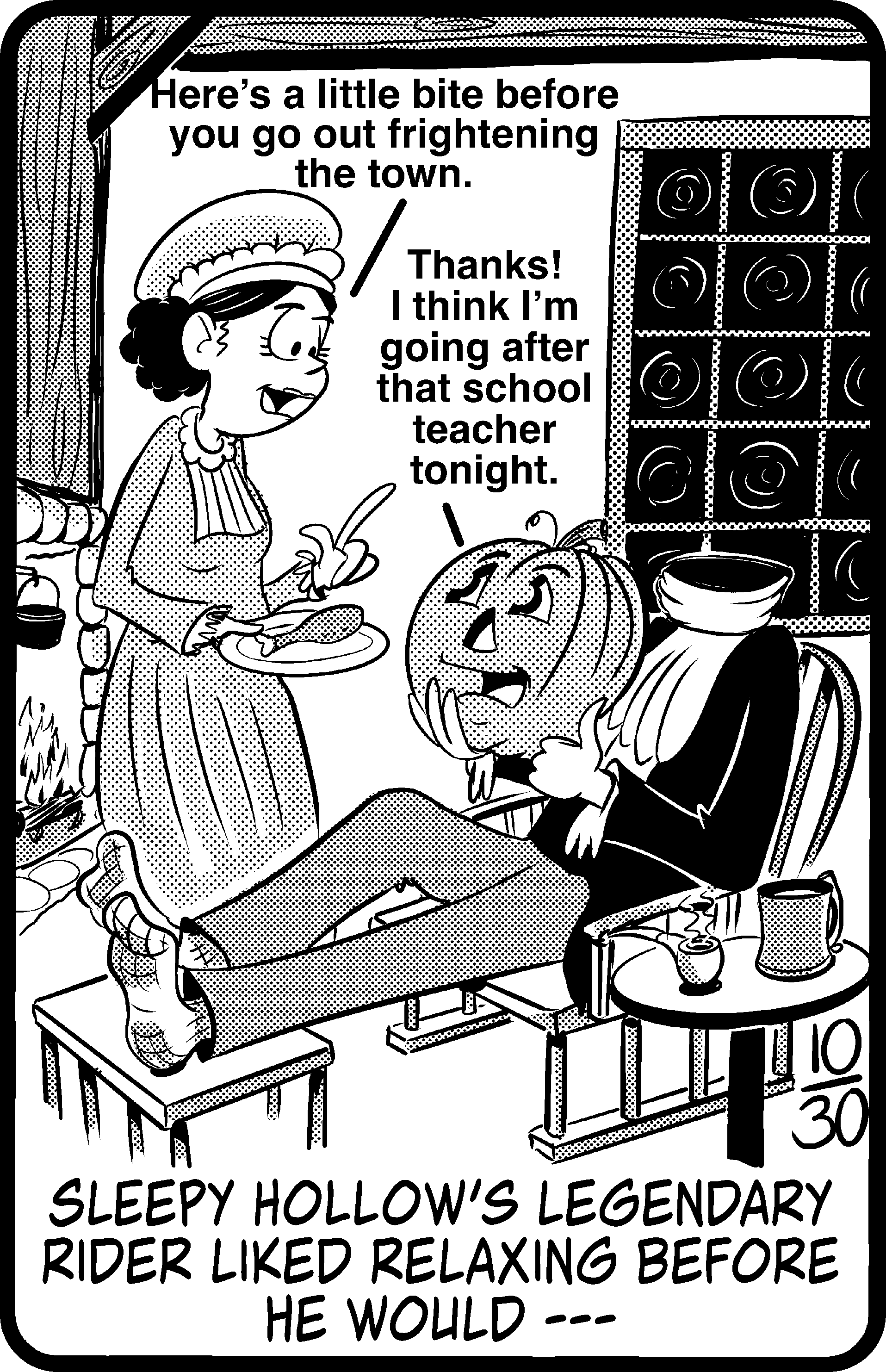Official October 30, 2026 Jumble cartoon