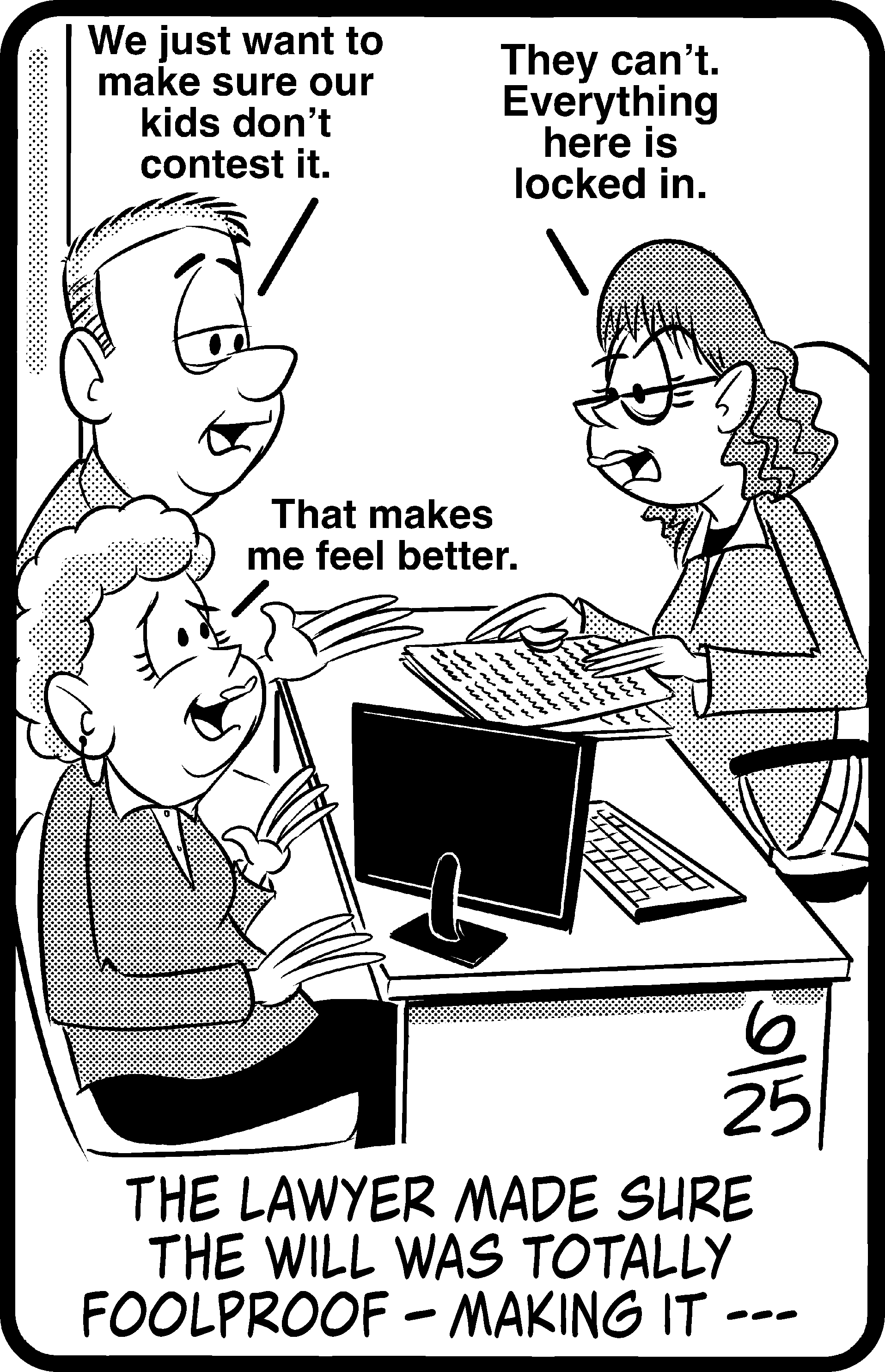Daily Jumble answers today June 25 2026 cartoon by David Hoyt