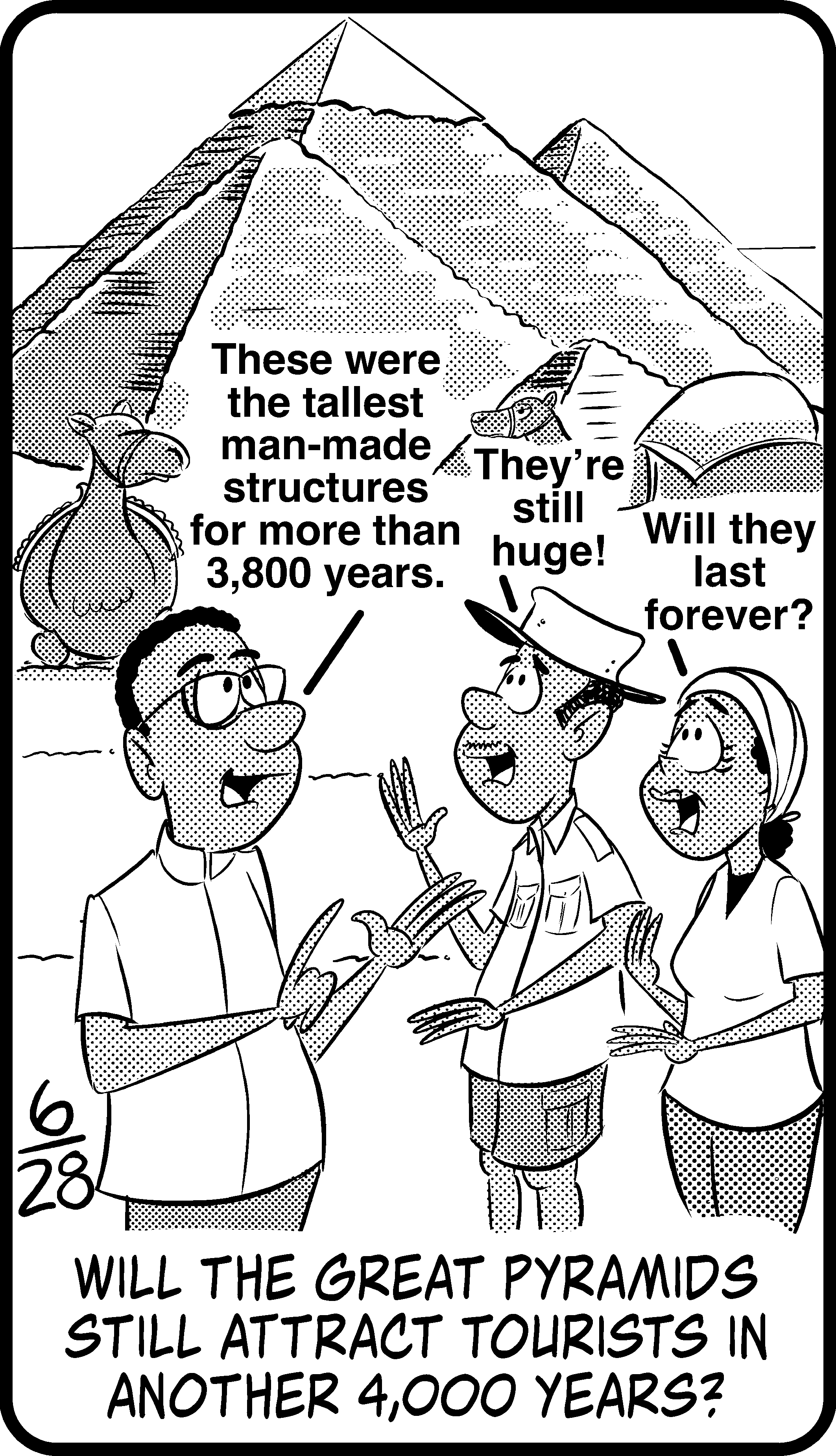 Sunday Jumble answers June 28 2026 cartoon by David Hoyt