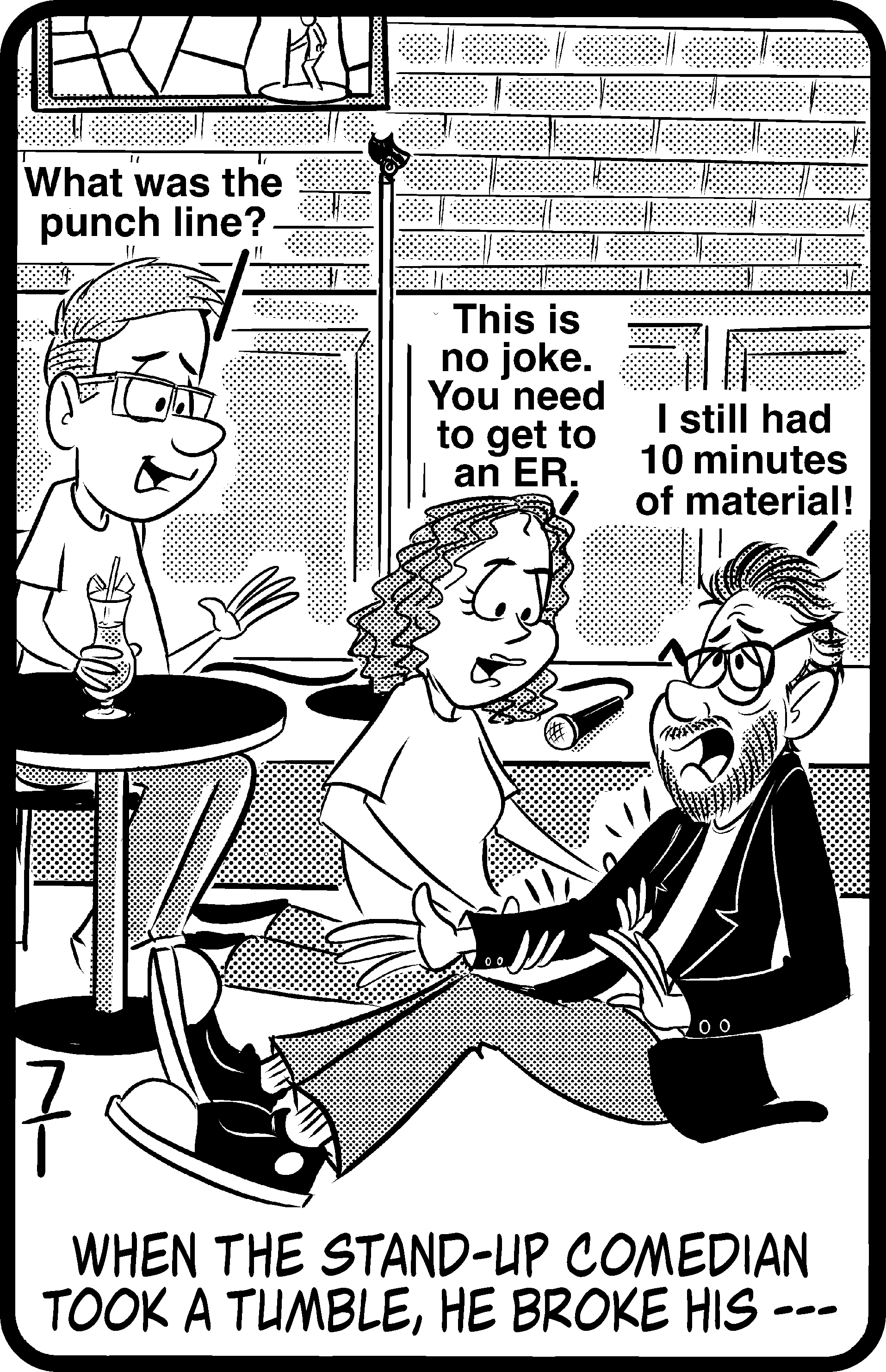 Daily Jumble answers today July 1 2026 cartoon by David Hoyt